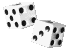 a rotating gif of two dice